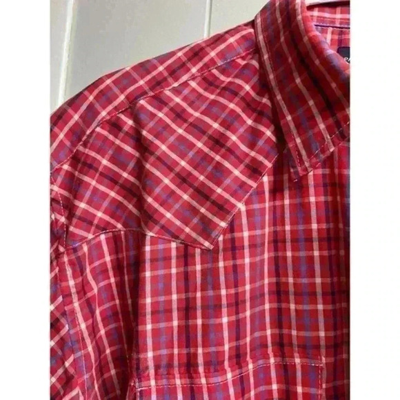 Panhandle Slim Plaid Short Sleeve‎ Western Men's Shirt - Picture 10 of 10